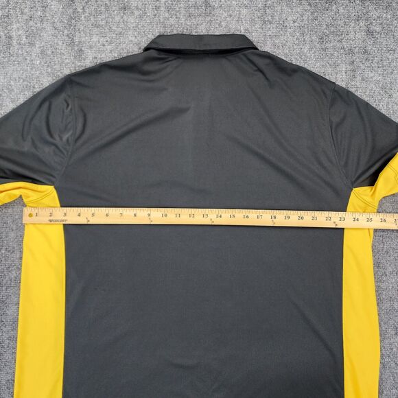 Michigan Wolverines Polo Shirt Mens XXL Nike Anthracite Classic Performance - Picture 4 of 16